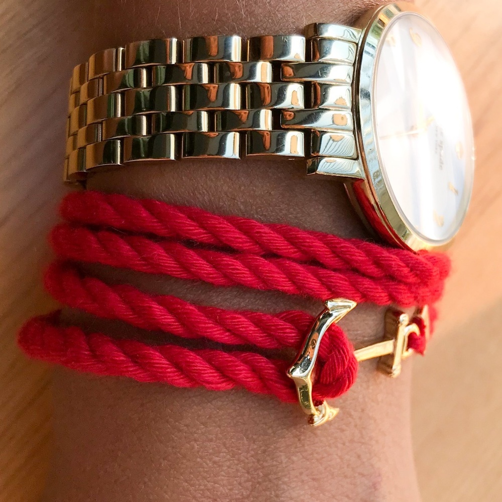 Anchor Yarn Wrap Bracelet- Style On The Spot